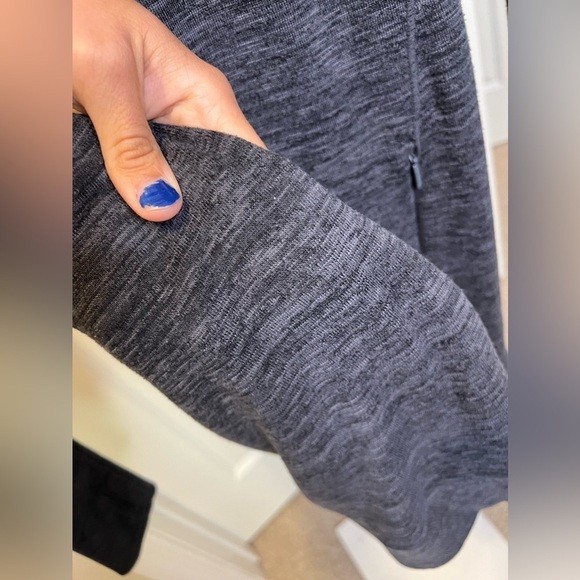 Athleta power down sweatshirt dress long sleeeve tunic dress hooded - Picture 4 of 10